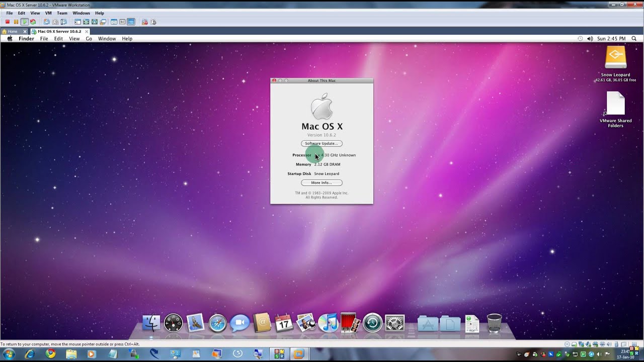 mac os x iso file for vmware
